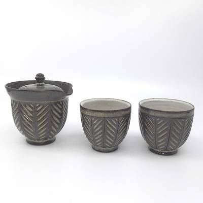 ShiSet03 Shiboridashi set with two cups Jana Matiscik