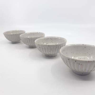 Four Carved Cups 70ml