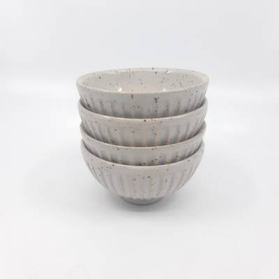 Four Carved Cups 80ml