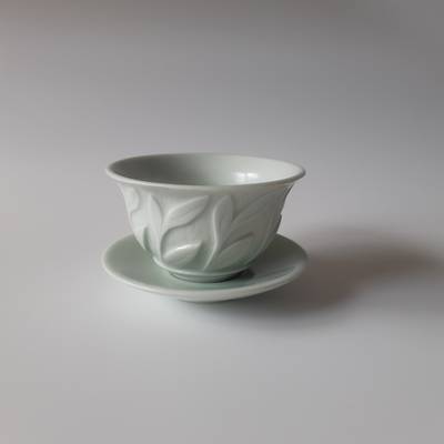Porcelain Cup with Saucer