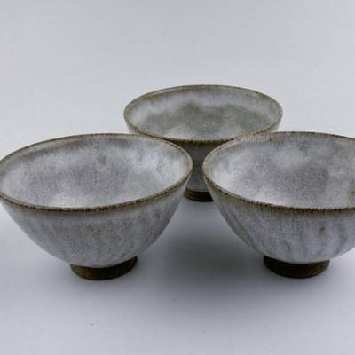 Gray bowls set of 3