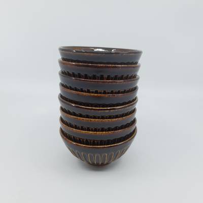 Set of eight cups - 75ml